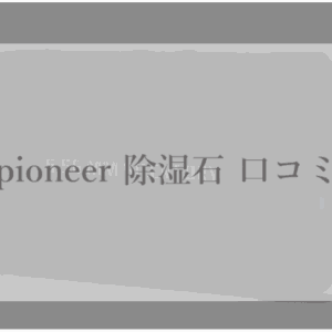 pioneer 除湿石 口コミ・評判｜失敗しない除湿対策！